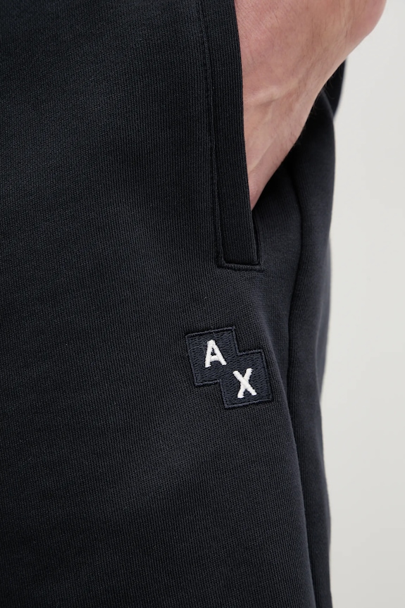 Bavlněné šortky Armani Exchange námořnická modř XM000471.AF13109