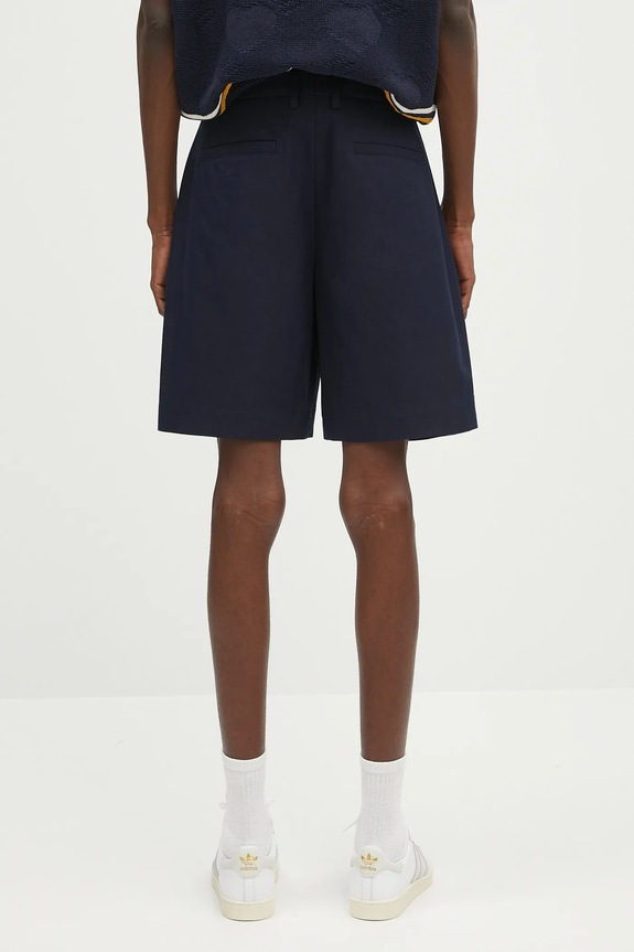 Odzież A.P.C. szorty bawełniane short crew COHFU.H10198 granatowy