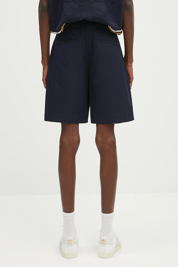 Odzież A.P.C. szorty bawełniane short crew COHFU.H10198 granatowy