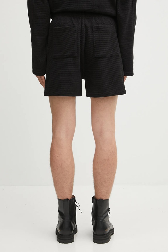 Одежда Хлопковые шорты Represent Waffle Shorts MLM41207.01 чёрный