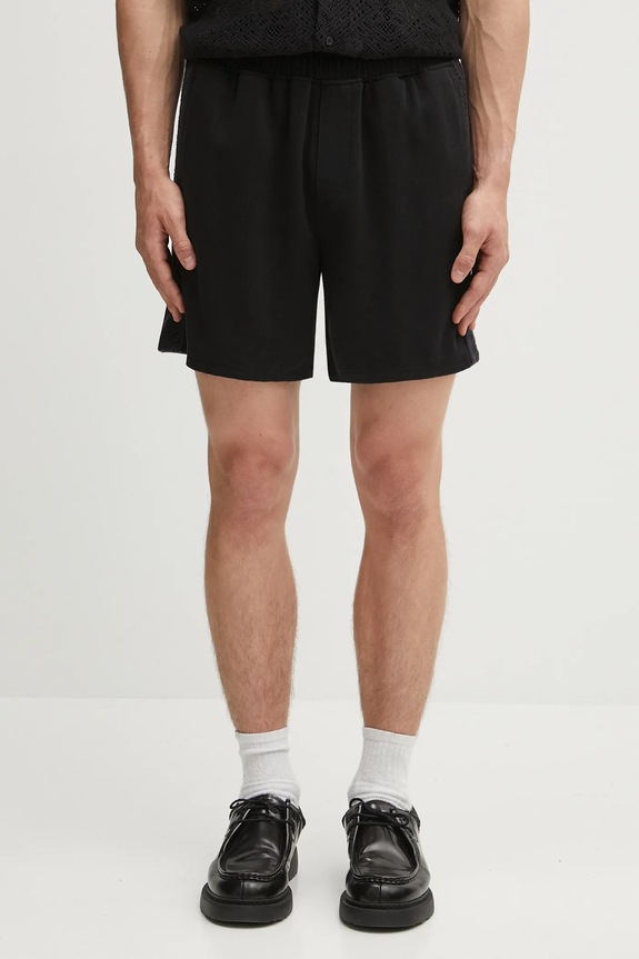 Šortky Represent Knitted Panel Short jemný vzor čierna MLM71023.01