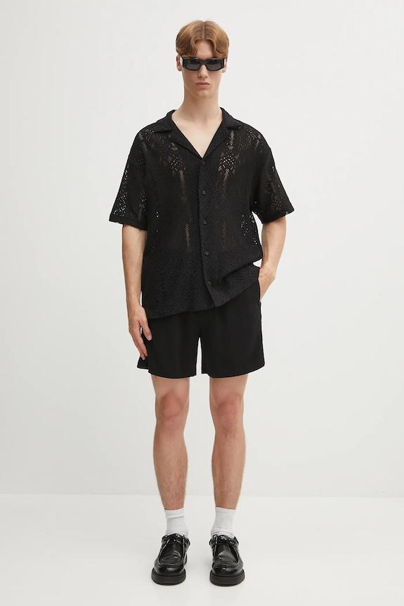 Šortky Represent Knitted Panel Short MLM71023.01 čierna