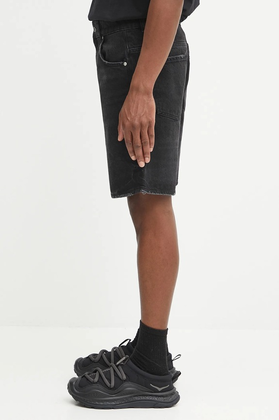 Represent denim shorts R10T Tailored Denim Shorts MLM61038.01 black SS26