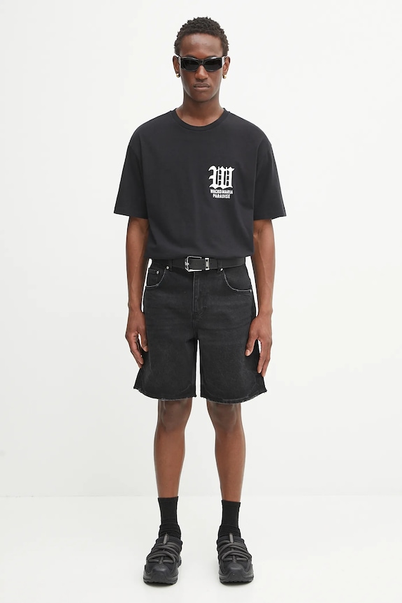 Represent denim shorts R10T Tailored Denim Shorts MLM61038.01 black