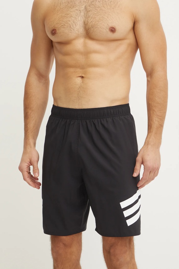 Plavkové šortky adidas ICON 3S SH 8IN čierna JF6088