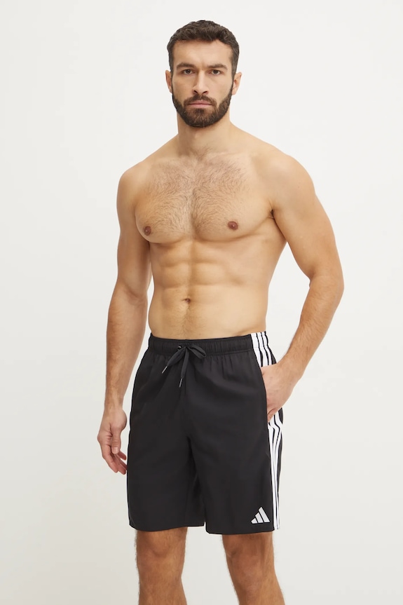 adidas pantaloncini da bagno 3S BLD SH 8IN JG1030 nero AW25
