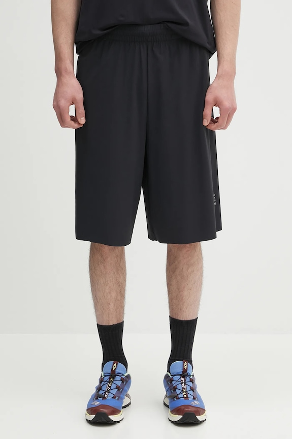 Kratke hlače MM6 Maison Margiela x Salomon s elastinom crna SH0MU0017