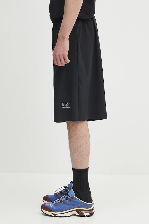 Kratke hlače MM6 Maison Margiela x Salomon SH0MU0017 crna SS25