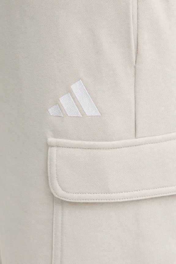 adidas szorty Feelcozy beżowy IN6084