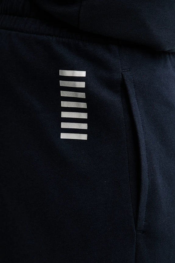EA7 Emporio Armani pamut rövidnadrág sötétkék PJVRZ.8NPS65