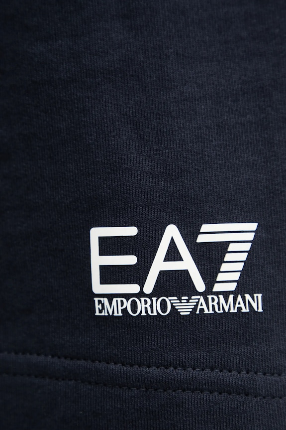 EA7 Emporio Armani pantaloncini in cotone blu navy PJVRZ.8NPS65