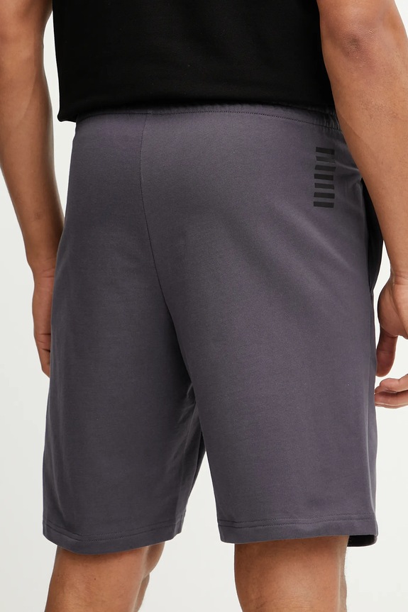 Odzież EA7 Emporio Armani szorty bawełniane PJVRZ.8NPS65 szary