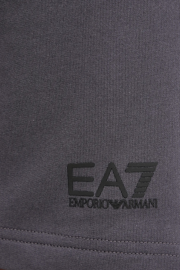 EA7 Emporio Armani szorty bawełniane szary PJVRZ.8NPS65