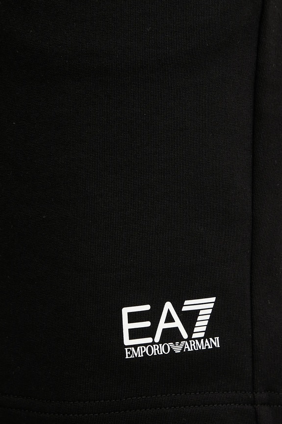 Bavlnené šortky EA7 Emporio Armani čierna PJVRZ.8NPS65