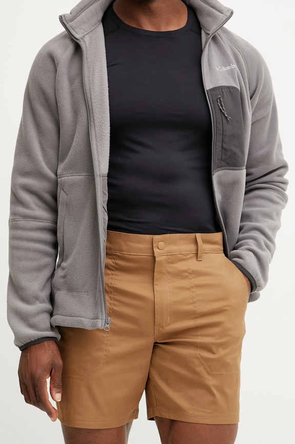 Turistické šortky Columbia Landroamer s elastanom oranžová 2120621