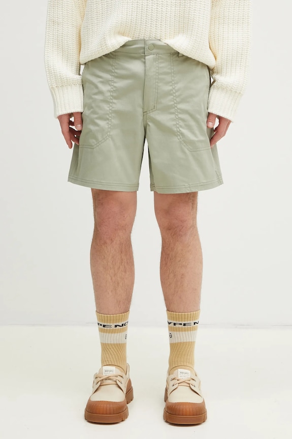 Columbia pantaloncini da esterno Landroamer tessuto elasticizzato verde 2120621