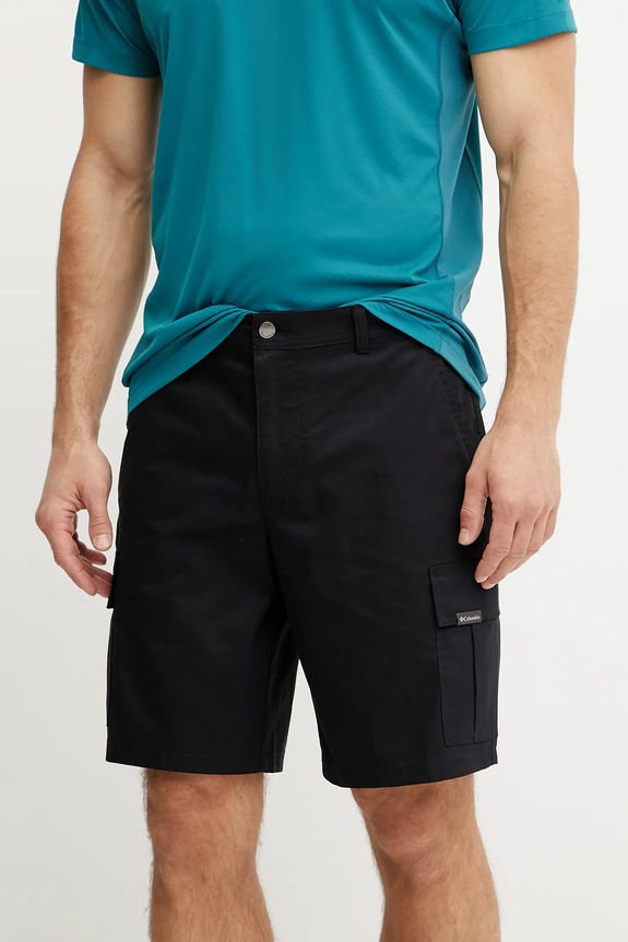 Columbia szorty outdoorowe Rapid Rivers z elastanem czarny 2120661