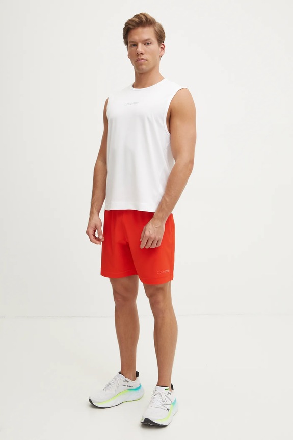 Tréningové šortky Calvin Klein Performance LVGMS5S835 oranžová SS25