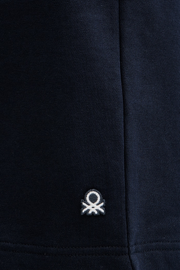 United Colors of Benetton pantaloni scurți de trening pentru bărbați, din bumbac bleumarin 342ZU900X