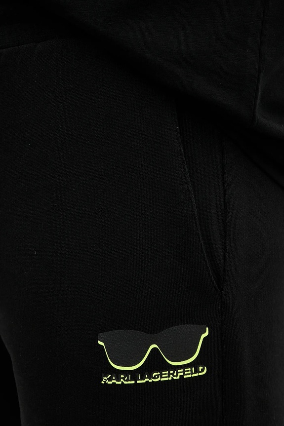 Karl Lagerfeld pantaloncini in cotone nero 552917.705400