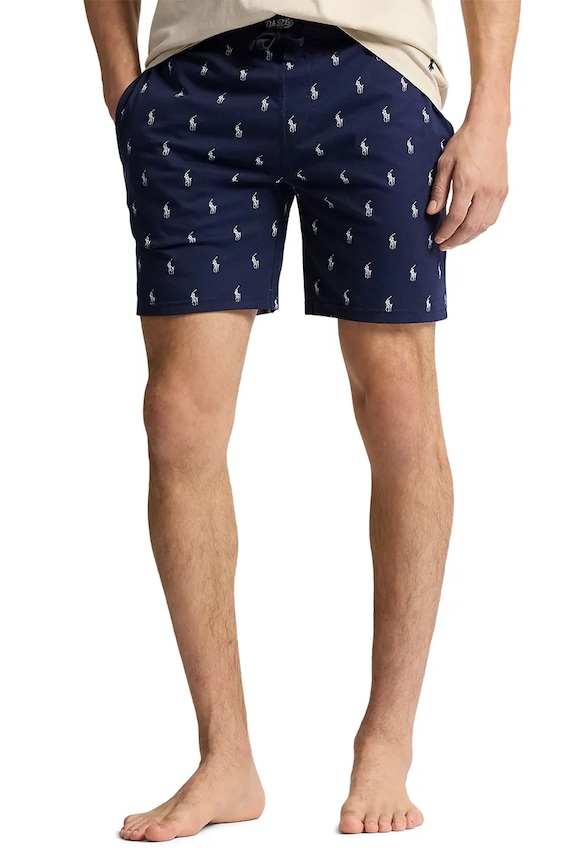 Bavlnené šortky Polo Ralph Lauren bavlna tmavomodrá 714965505