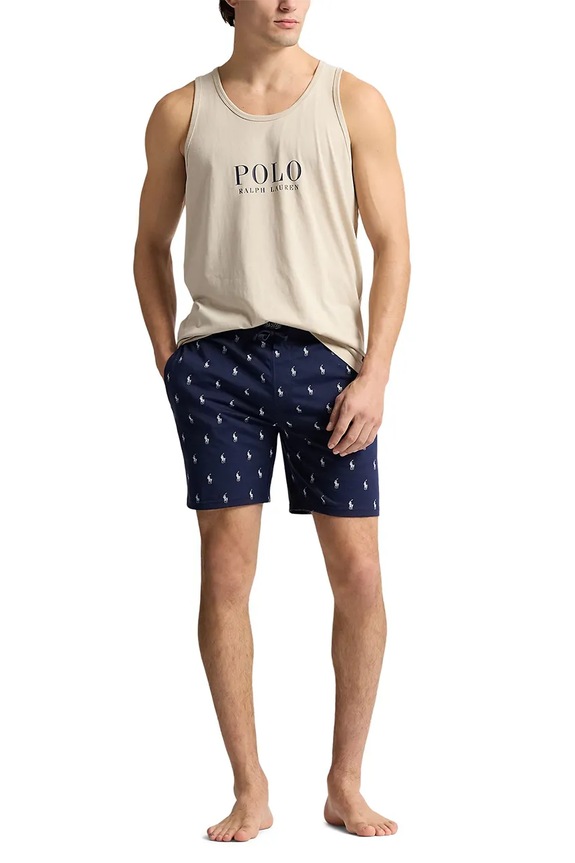 Oblečenie Bavlnené šortky Polo Ralph Lauren 714965505 tmavomodrá