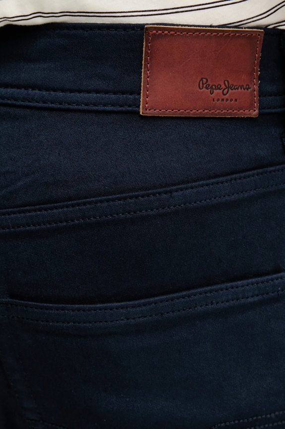 Kratke hlače Pepe Jeans SLIM GYMDIGO SHORT mornarsko modra PM801075YH6