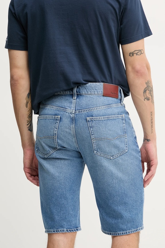 Одяг Джинсові шорти Pepe Jeans RELAXED SHORT CALLEN PM801079ND1 блакитний