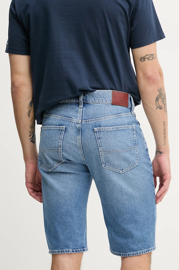 Одяг Джинсові шорти Pepe Jeans RELAXED SHORT CALLEN PM801079ND1 блакитний