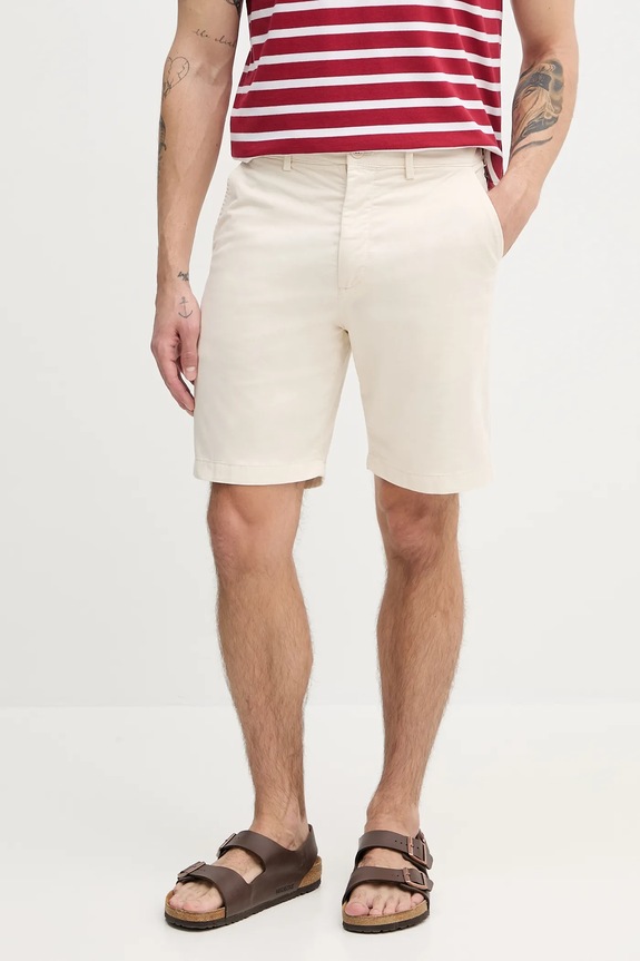 Kratke hlače Pepe Jeans REGULAR CHINO SHORT bez uzorka bež PM801181