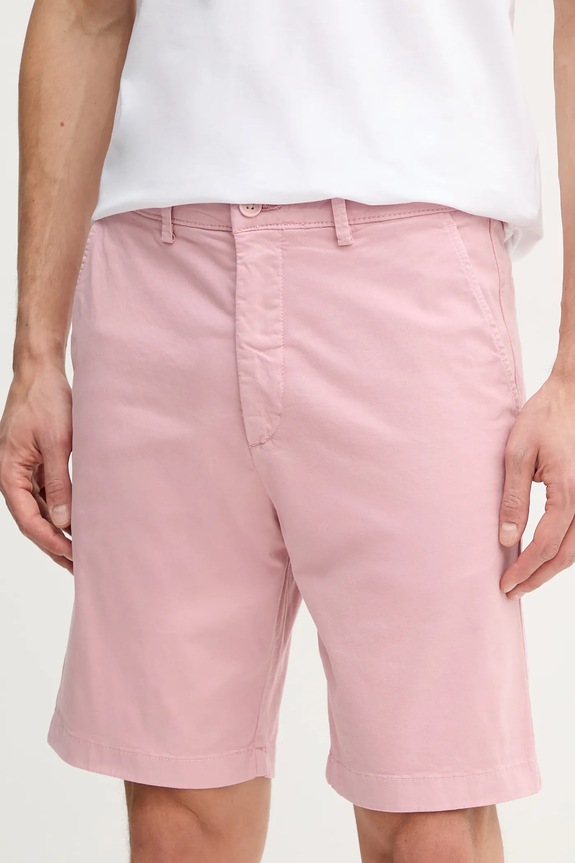 Pepe Jeans pantaloni scurți REGULAR CHINO SHORT panza roz PM801181