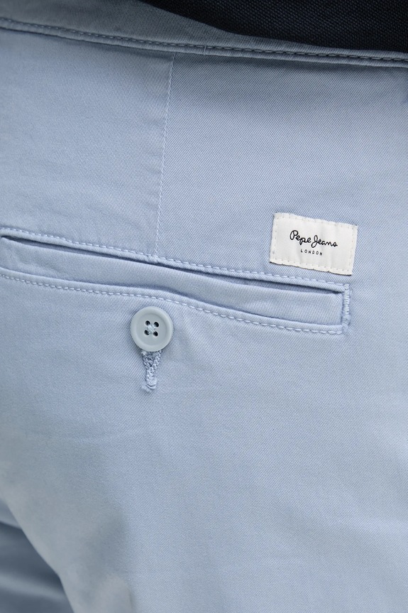 Pepe Jeans pantaloni scurți REGULAR CHINO SHORT albastru PM801181