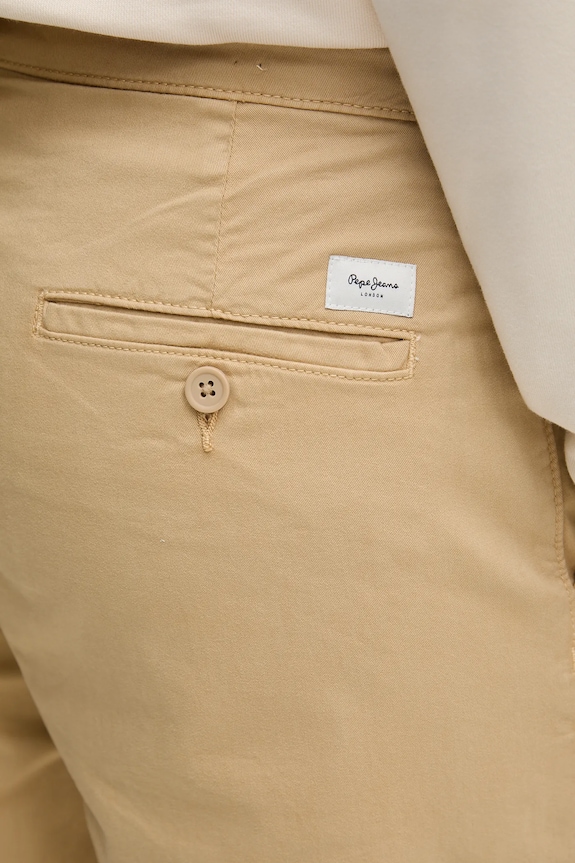 Pepe Jeans szorty REGULAR CHINO SHORT beżowy PM801181