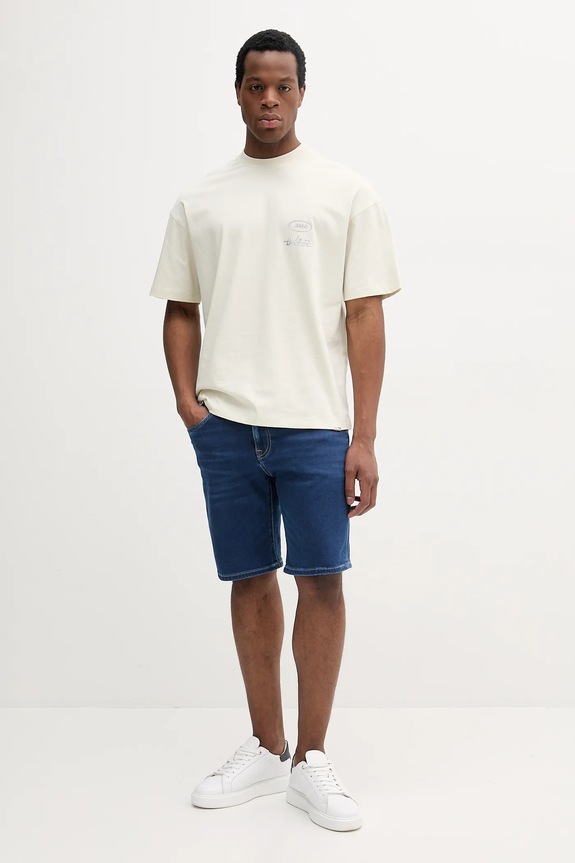 Traper kratke hlače Pepe Jeans RELAXED GYMDIGO SHORT CALLEN PM801185EF6 mornarsko plava SS25