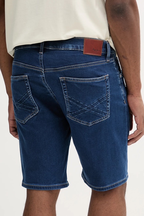 Odjeća Traper kratke hlače Pepe Jeans RELAXED GYMDIGO SHORT CALLEN PM801185EF6 mornarsko plava