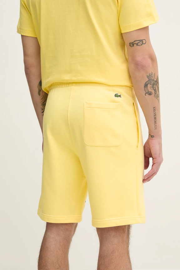 Odzież Lacoste szorty GH0286 żółty