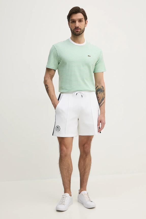 Lacoste szorty GH8956 biały SS25