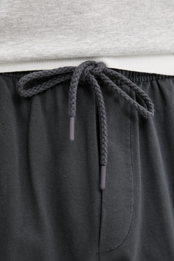 American Vintage pamut rövidnadrág MFAZ09AE25 szürke