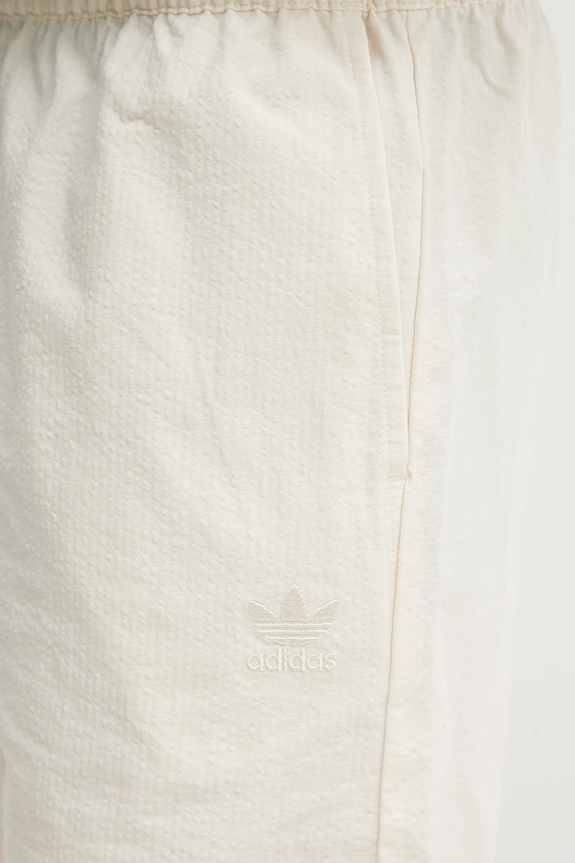 Памучен къс панталон adidas Originals Essential бежов JD2461
