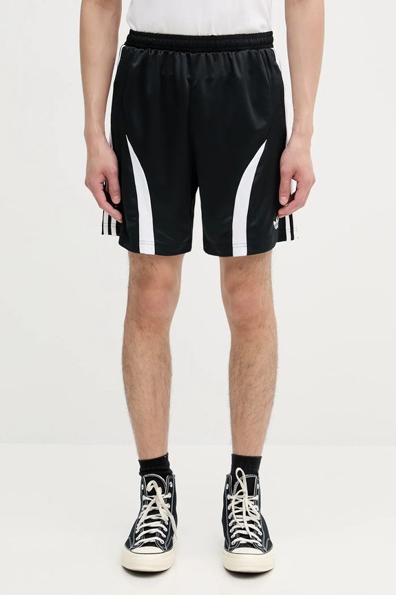 Σορτς adidas Originals Teamgeist εμπριμέ μαύρο JC6230