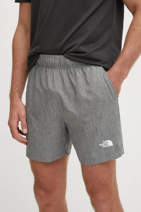 Športové krátke nohavice The North Face 24/7 látka sivá NF0A882DDYY1