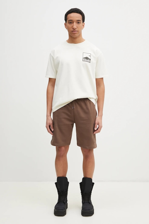 The North Face pantaloncini in cotone NF0A8C2Z1OI1 marrone