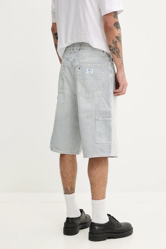 Odzież Hugo Blue szorty jeansowe 50534609 biały