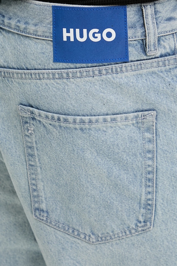 Hugo Blue szorty jeansowe niebieski 50534631