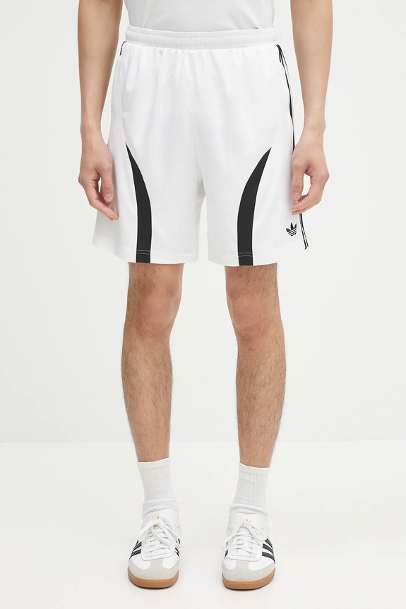 Kraťasy adidas Originals Teamgeist Shorts jemný vzor bílá JP1122