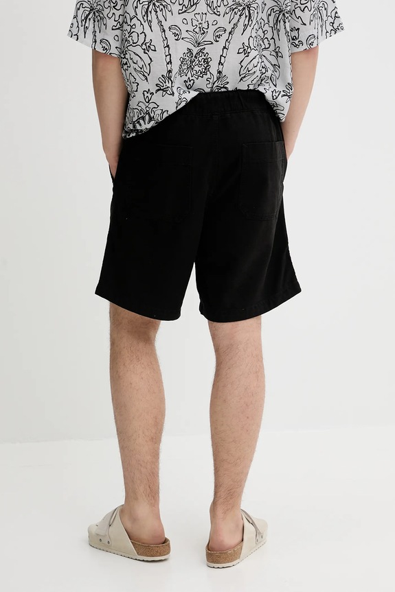 Ruházat HUGO pamut rövidnadrág 50534655 fekete