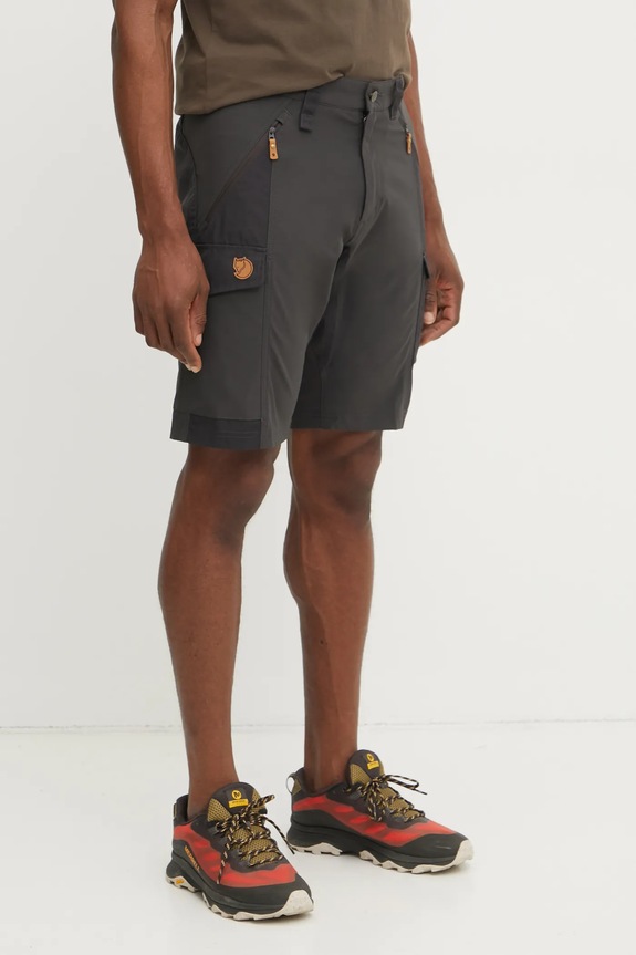 Fjallraven túranadrág férfi Abisko elasztánnal szürke F82833