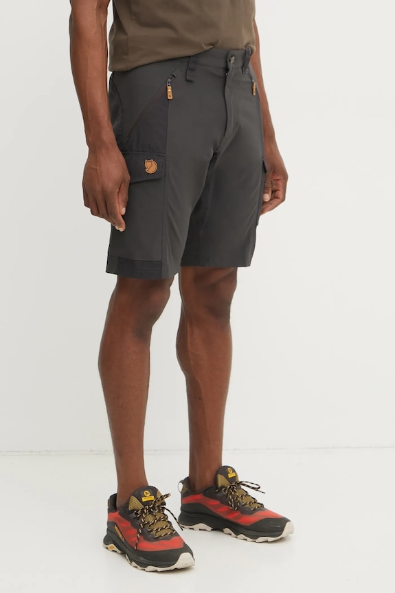 Fjallraven túranadrág férfi Abisko elasztánnal szürke F82833