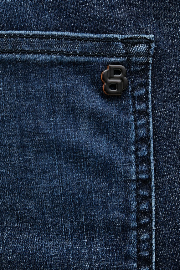 BOSS Orange szorty jeansowe granatowy 50537815