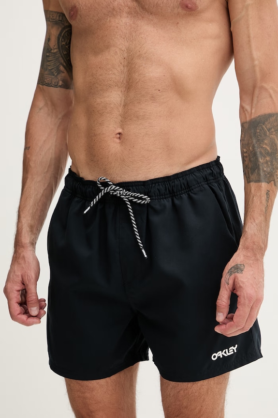 Oakley σορτς μαγιό Ανδρικά FOA404310 μαύρο SS26